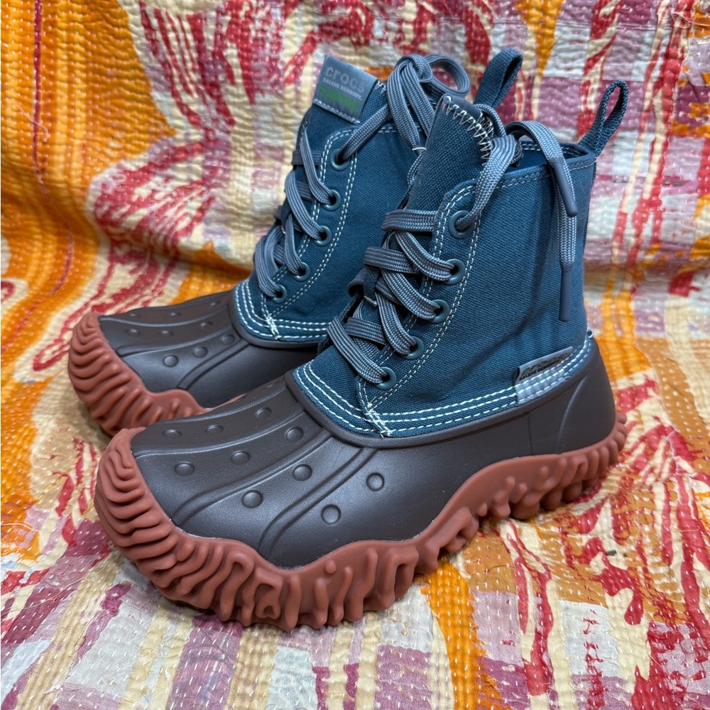 Crocs x Salehe Bembury Cypress "Tetra" Duck Boots 210506-9I5 M 6 W 8